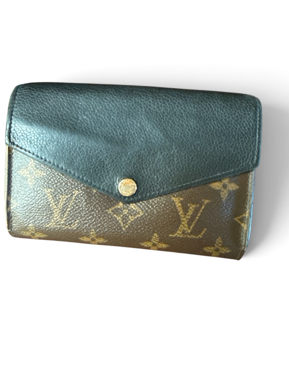 Louis Vuitton Pallas Compact Wallet Monogram Noir Black Authentic